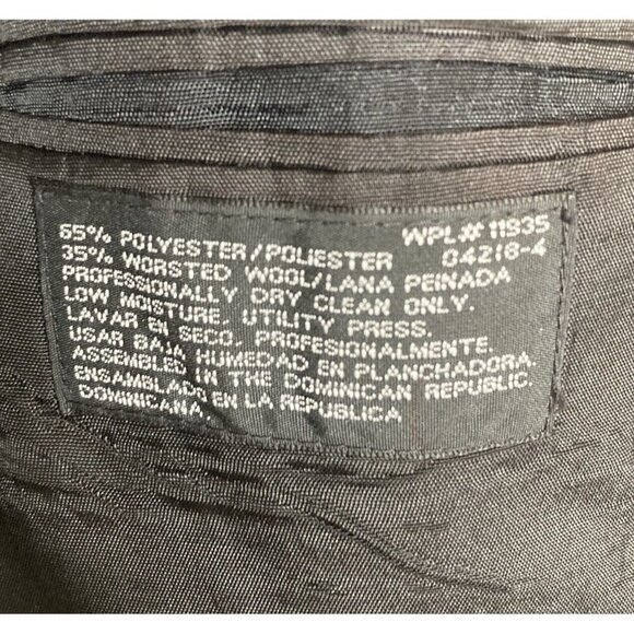 Vintage Town Craft Mens 44R Wool Blend Plaid 2-Button Gray Blazer Suit Jacket - Picture 6 of 16